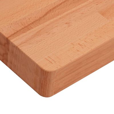 vidaXL Table Top 70x70x4 cm Square Solid Wood Beech