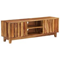 vidaXL TV Cabinet Solid Sheesham Wood 118x30x40 cm