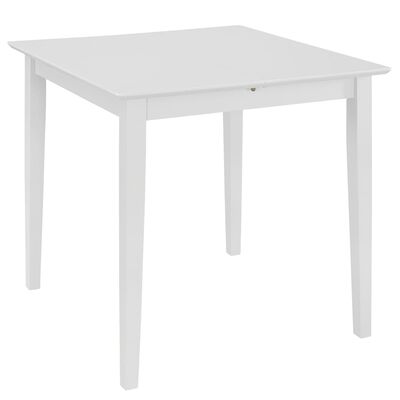 vidaXL Extendable Dining Table White (80-120)x80x74 cm MDF