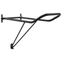 vidaXL Foldable Saddle Rack Wall Mounted Black Iron