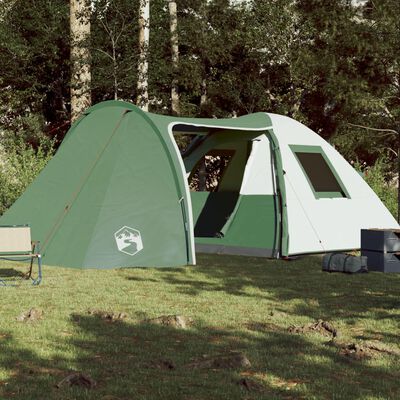 vidaXL Family Tent Dome 6-Person Green Waterproof