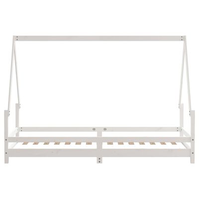 vidaXL Kids Bed Frame White 80x200 cm Solid Wood Pine