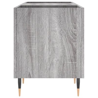 vidaXL Record Cabinet Grey Sonoma 121x38x48 cm Engineered Wood