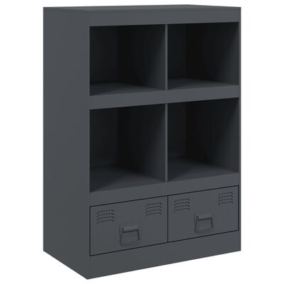 vidaXL Highboard Anthracite 67x39x95 cm Steel