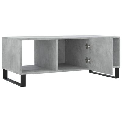 vidaXL Coffee Table Concrete Grey 102x50x40 cm Engineered Wood