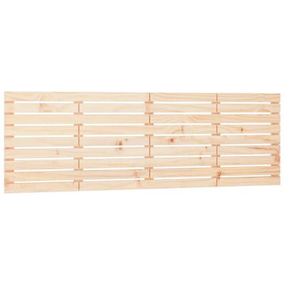 vidaXL Wall Headboard 186x3x63 cm Solid Wood Pine