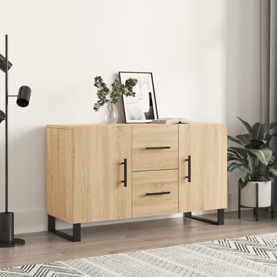 vidaXL Sideboard Sonoma Oak 100x36x60 cm Engineered Wood