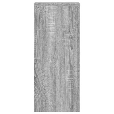 vidaXL Plant Stands 2 pcs Grey Sonoma 30x30x70 cm Engineered wood