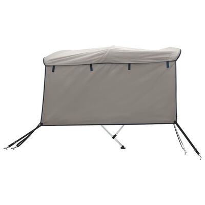 vidaXL 3-bow Bimini Top with Sidewalls 183x(154-167)x137 cm