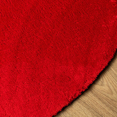 vidaXL Rug HUARTE Short Pile Soft and Washable Red Ø 160 cm