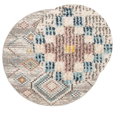 vidaXL Rug ARBIZU Indoor and Outdoor Vintage Design Ø 200 cm