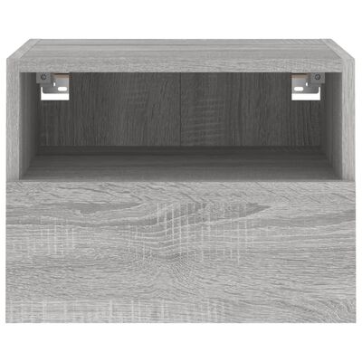 vidaXL TV Wall Cabinets 2 pcs Grey Sonoma 40x30x30 cm Engineered Wood