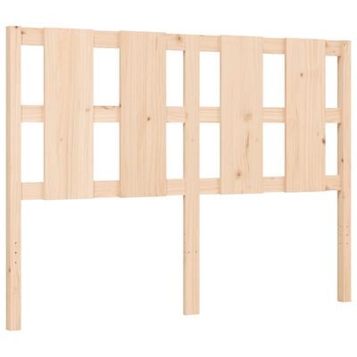 vidaXL Bed Frame with Headboard 120x200 cm Solid Wood