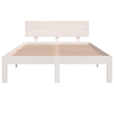 vidaXL Bed Frame without Mattress White 120x190 cm Small Double