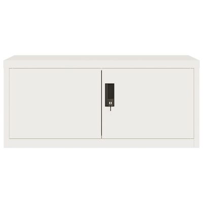 vidaXL File Cabinet White 90x40x40 cm Steel