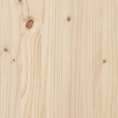 vidaXL 3 Piece Garden Sofa Set Solid Wood Pine