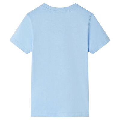 Kids' T-shirt with Short Sleeves Light Blue 140