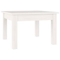 vidaXL Coffee Table White 45x45x30 cm Solid Wood Pine