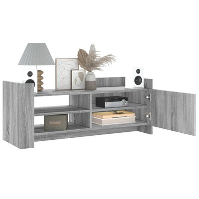 vidaXL TV Cabinet Grey Sonoma 100x35x40 cm Engineered Wood