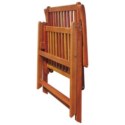 vidaXL Folding Garden Chairs 3 pcs Solid Acacia Wood