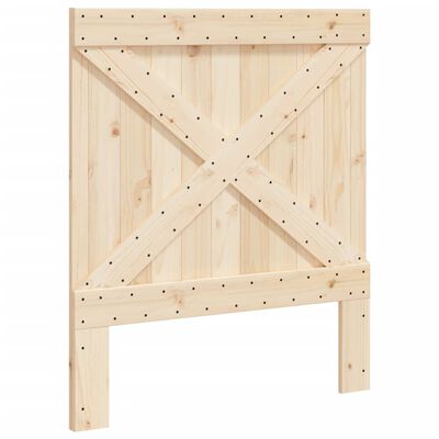 vidaXL Headboard 90x104 cm Solid Wood Pine