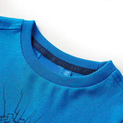 Kids' T-shirt with Long Sleeves Cobalt Blue 104