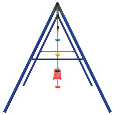 vidaXL Outdoor Swing Set with Swings and Disc Swing