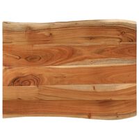 vidaXL Table Top 90x60x3.8 cm Rectangular Solid Wood Acacia Live Edge