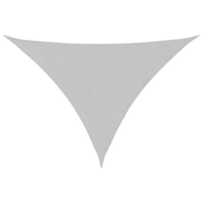 vidaXL Sun Shade Sail Light Grey 4x4x5.8 m 100% Polyester Oxford