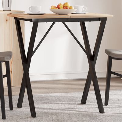 vidaXL Dining Table Legs X-Frame 60x40x73 cm Cast Iron