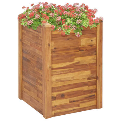 vidaXL Garden Raised Bed 60x60x84 cm Solid Acacia Wood