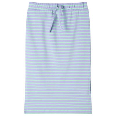 Kids' Straight Skirt with Stripes Bright Mint 128