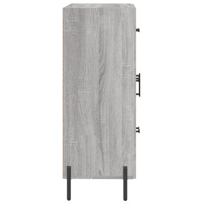 vidaXL Sideboard Grey Sonoma 69.5x34x90 cm Engineered Wood