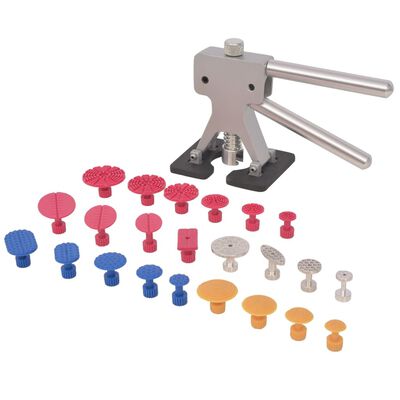 vidaXL 24 Piece Paintless Dent Repair Dent Lifter Set Stainless Steel