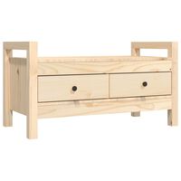 vidaXL Hall Bench 80x40x43 cm Solid Wood Pine