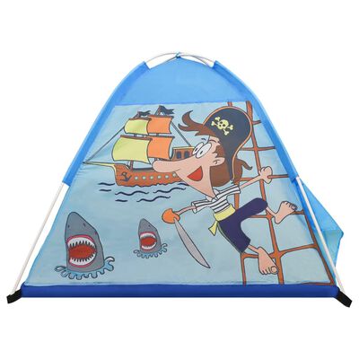 vidaXL Children Play Tent with 250 Balls Blue 120x120x90 cm