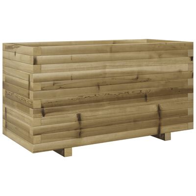 vidaXL Garden Planter 90x40x49.5 cm Impregnated Wood Pine