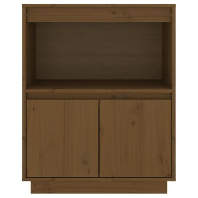 vidaXL Sideboard Honey Brown 60x34x75 cm Solid Wood Pine