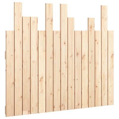 vidaXL Wall Headboard 95.5x3x80 cm Solid Wood Pine