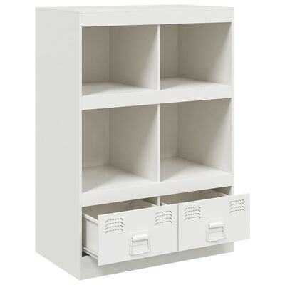 vidaXL Highboard White 67x39x95 cm Steel