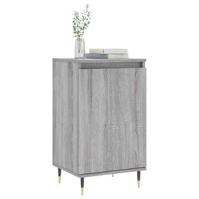 vidaXL Sideboards 2 pcs Grey Sonoma 40x35x70 cm Engineered Wood