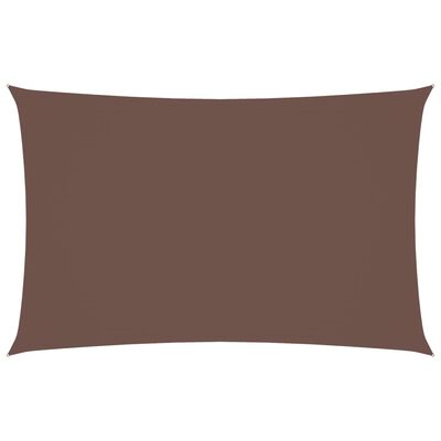 vidaXL Sunshade Sail Oxford Fabric Rectangular 2.5x5 m Brown