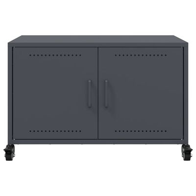 vidaXL TV Cabinet Anthracite 68x39x43.5 cm Steel