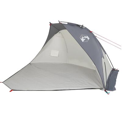 vidaXL Beach Tent Grey 268x223x125 cm 185T Polyester