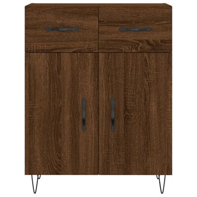 vidaXL Sideboard Brown Oak 69.5x34x90 cm Engineered Wood