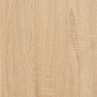 vidaXL Bookcase 4-Tier Sonoma Oak 60x30x120 cm Engineered Wood