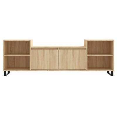 vidaXL TV Cabinet Sonoma Oak 160x35x55 cm Engineered Wood