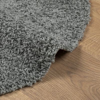 vidaXL Shaggy Rug PAMPLONA High Pile Modern Green Ø 240 cm