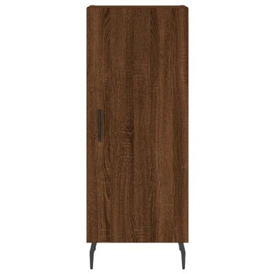 vidaXL Highboard Brown Oak 34.5x34x180 cm Engineered Wood