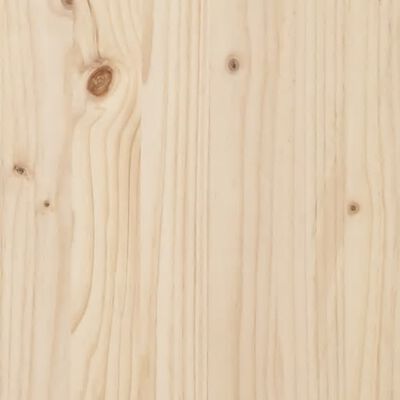 vidaXL Bed Frame 140x200 cm Solid Wood Pine